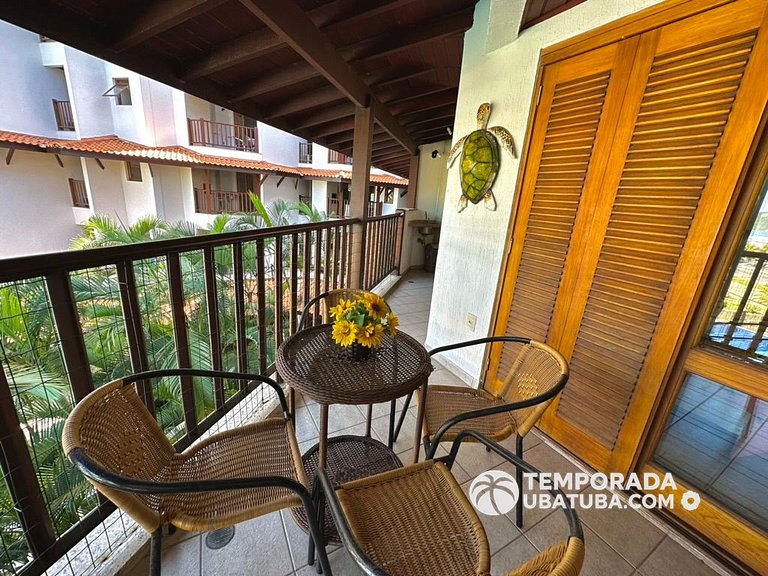 306ND– Requinte e lazer frente mar & Bali Resort