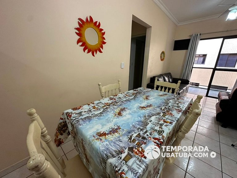 23D - Apto ha 50m do mar com piscina semi olimpica