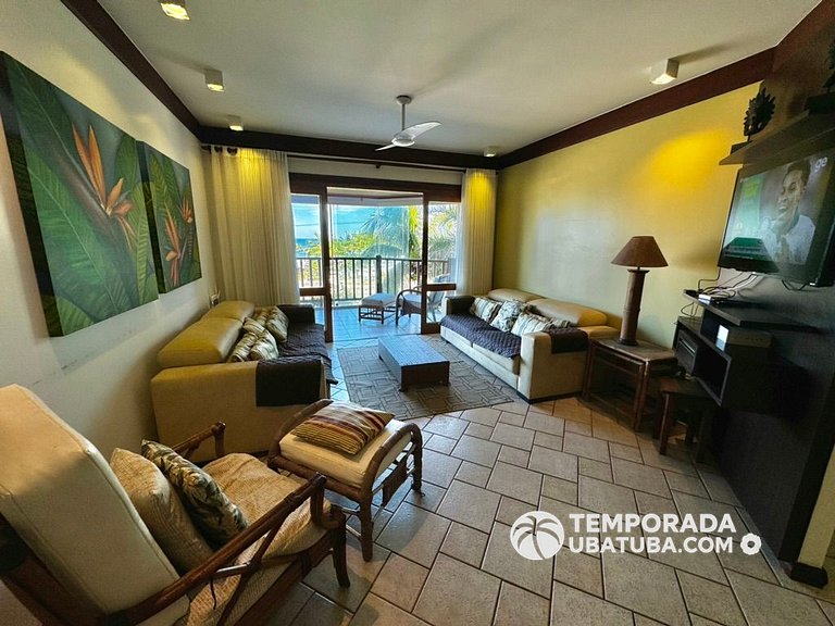 202J – Apto 3 dormitorios vista fronte mar, Grand Bali Resor