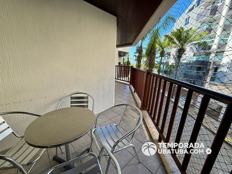 210J – Frente mar na Praia Grande & Bali Resort