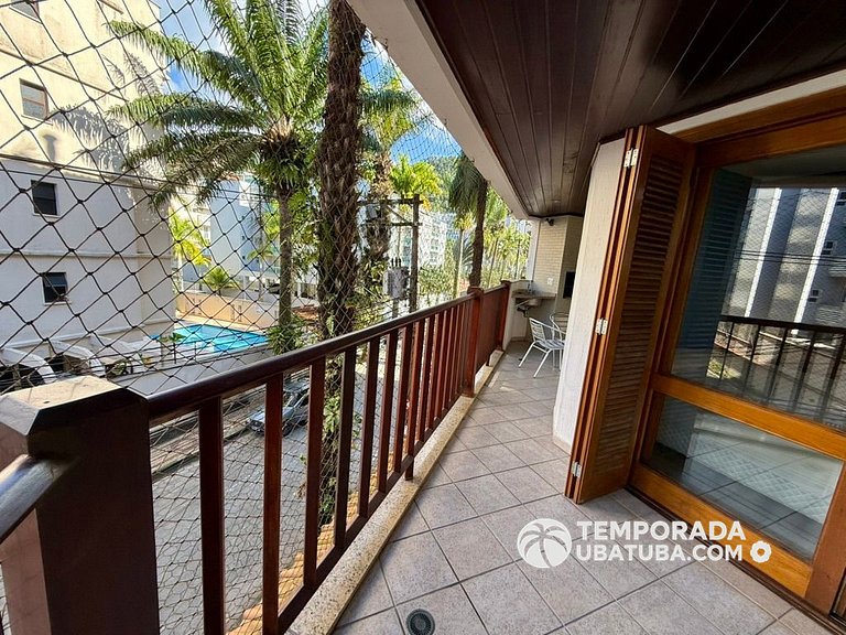 210J – Frente mar na Praia Grande & Bali Resort