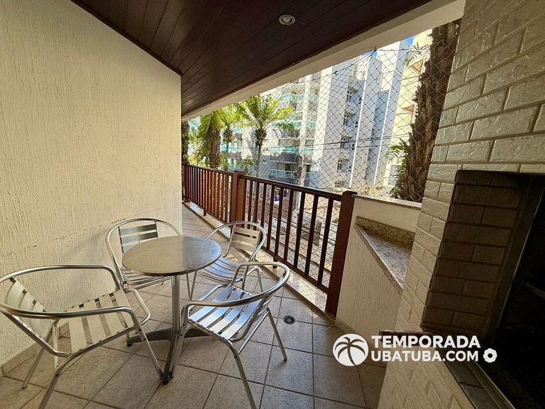 210J – Frente mar na Praia Grande & Bali Resort
