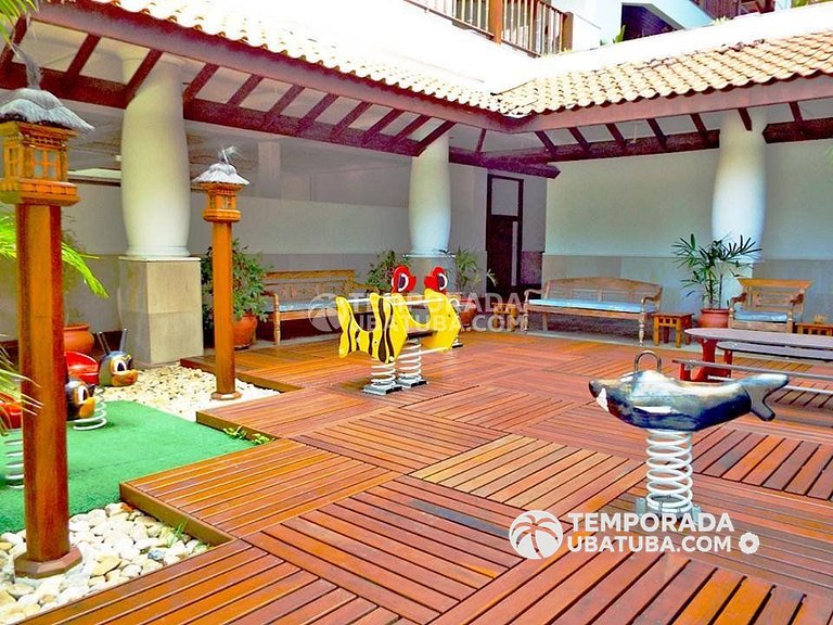 210J – Frente mar na Praia Grande & Bali Resort