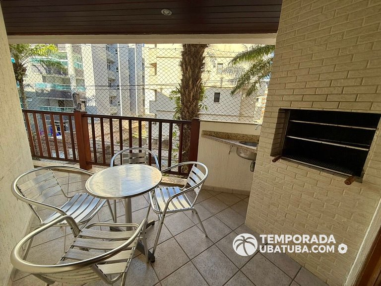 210J – Frente mar na Praia Grande & Bali Resort