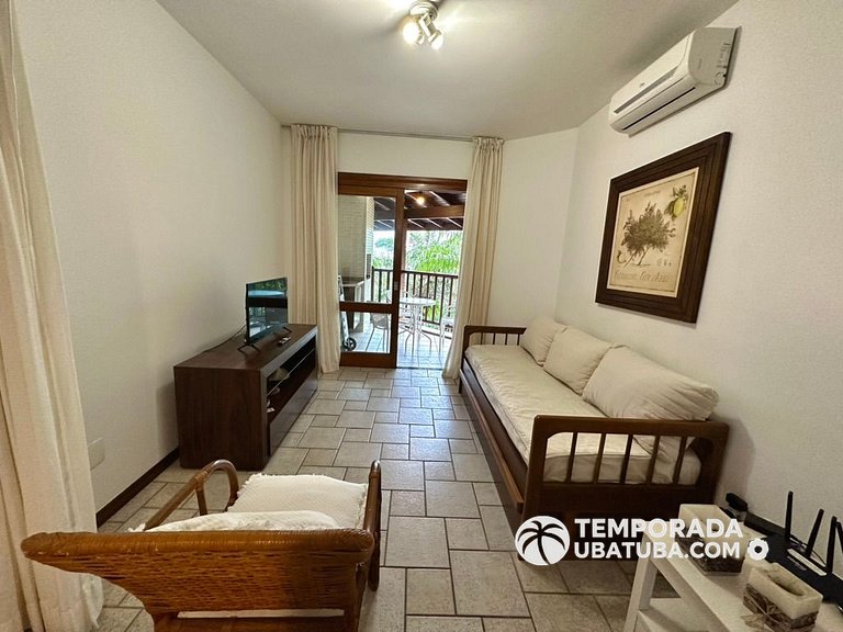 304J – 2 dorms ate 6 pessoas fte mar & Bali Resort