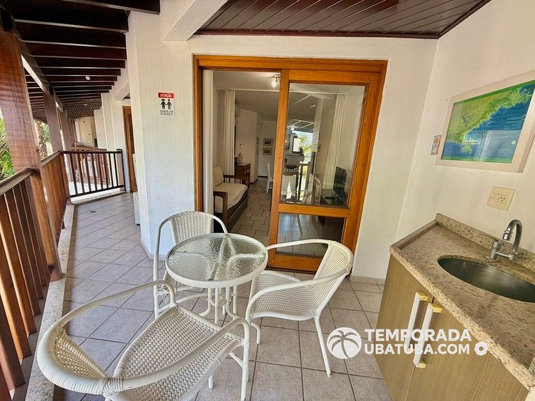 304J – Apto 2 dormitorios frente para o mar. Grand Bali Reso