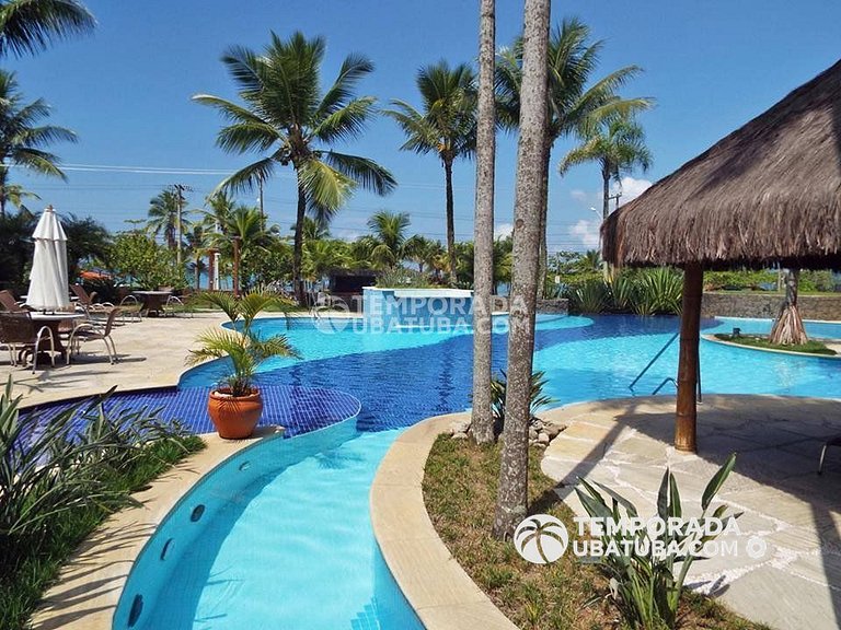 304J – 2 dorms ate 6 pessoas fte mar & Bali Resort