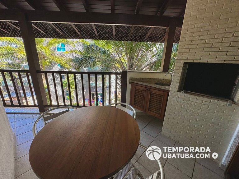 306J – Apto 2 dormitorios frente para o mar. Grand Bali Reso