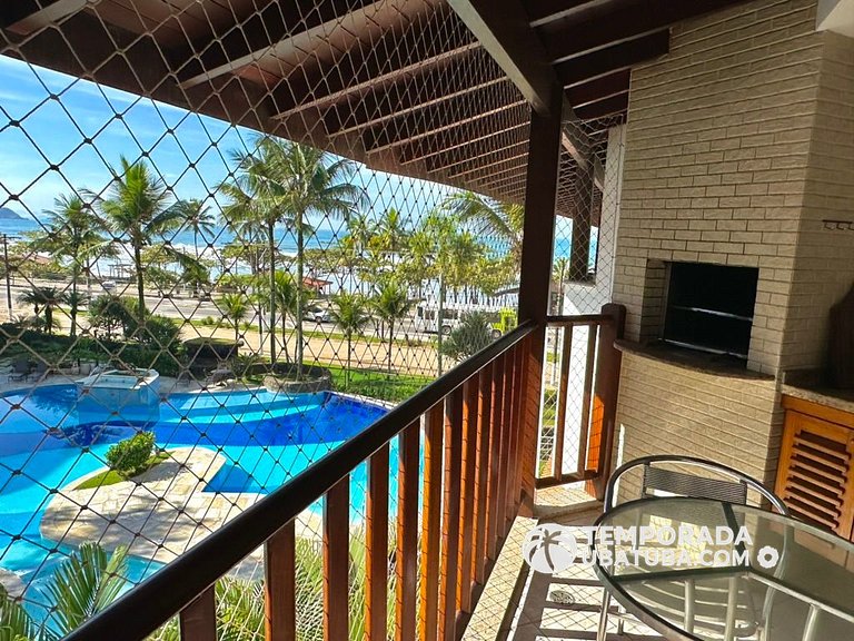 307J – Frente mar 2 dorms e 2 vagas & Bali Resort