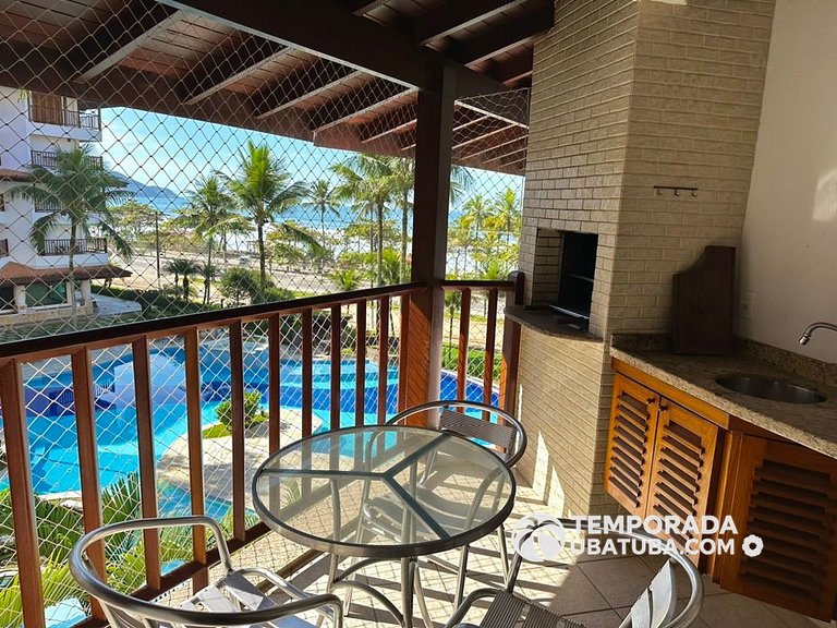 307J – Apto 2 dormitorios frente mar. Grand Bali Resort – Pr