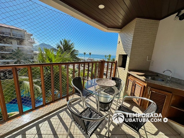 403J - 2 dorm fte mar Grand Bali - Praia Grande