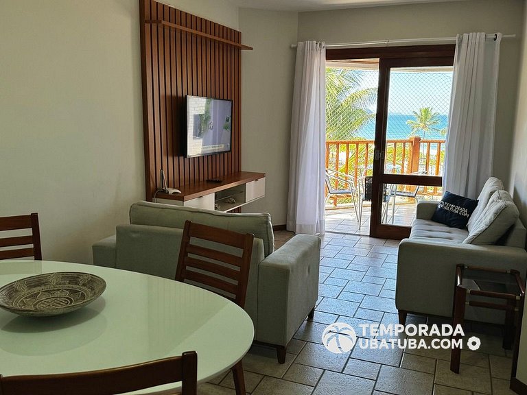 403J – Apto 2 dormitorios frente mar. Grand Bali Resort – Pr