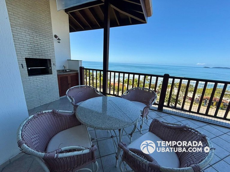 502J - Cobertura duplex frente mar c/ VISTA PANORAMICA - Gra