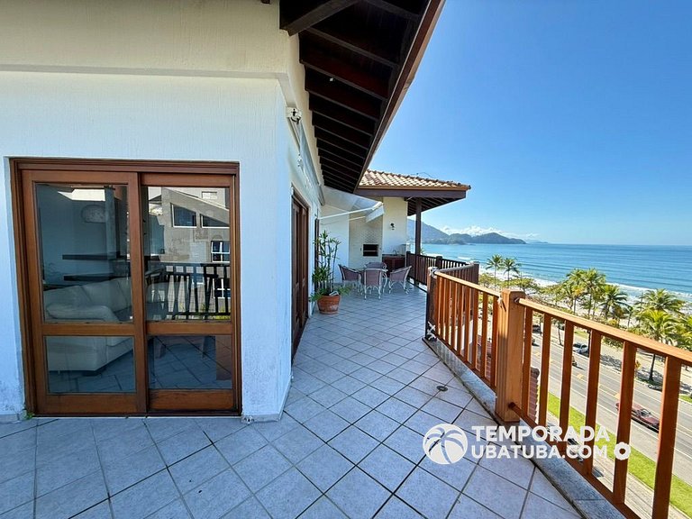 502J - Cobertura fte mar 12 pessoas & Bali Resort