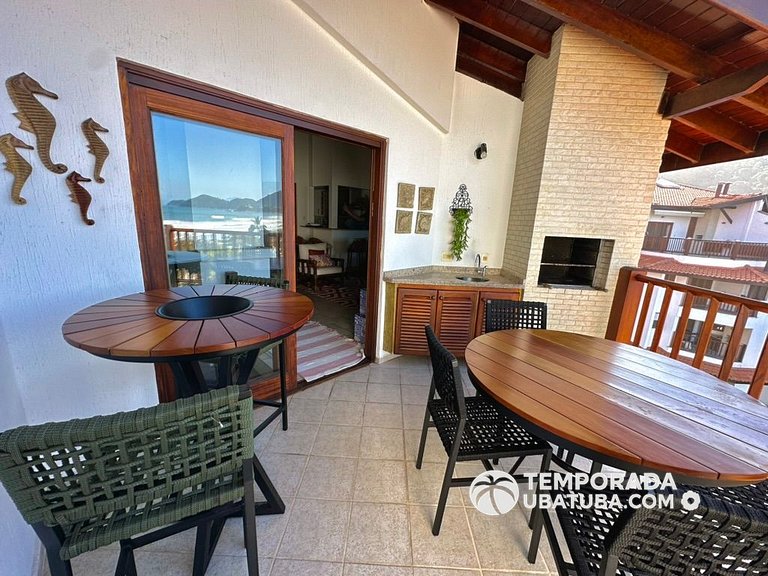 503J - Cob Duplex fte mar 10 pessoas & Bali Resort