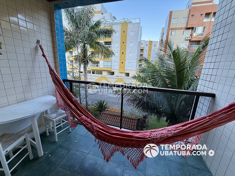 22A - Apto ha 50m do mar com piscina semi olimpica