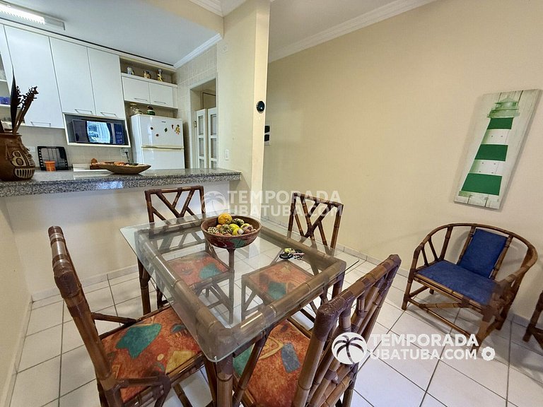 22A - Apto ha 50m do mar com piscina semi olimpica