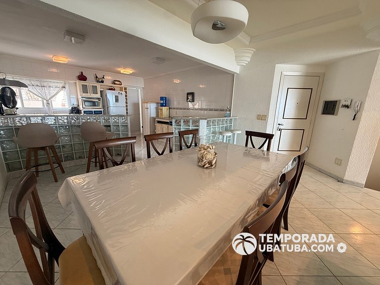 405DM – Cobertura duplex de frente para o mar c/ vista panor