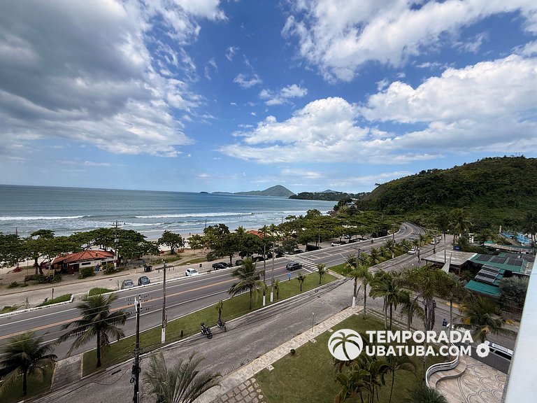 405DM – Cobertura duplex de frente para o mar c/ vista panor
