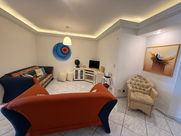 405DM – Cobertura duplex de frente para o mar c/ vista panor