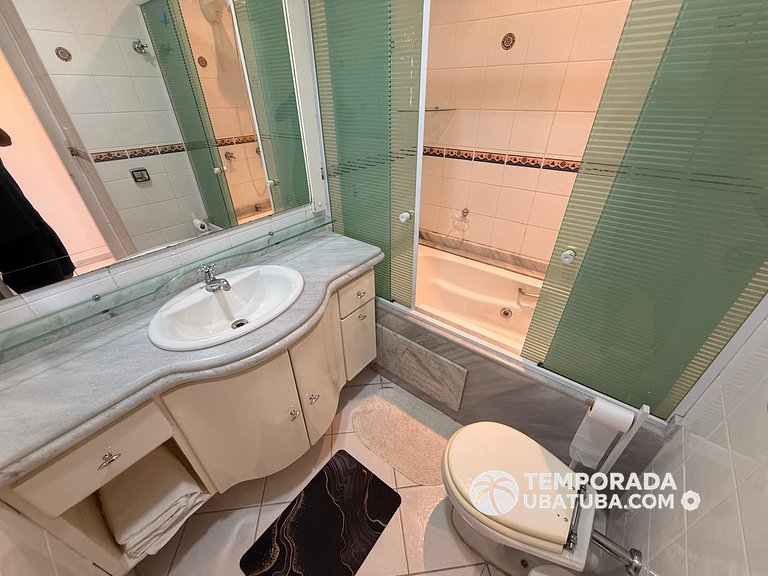 405DM – Cobertura duplex de frente para o mar c/ vista panor