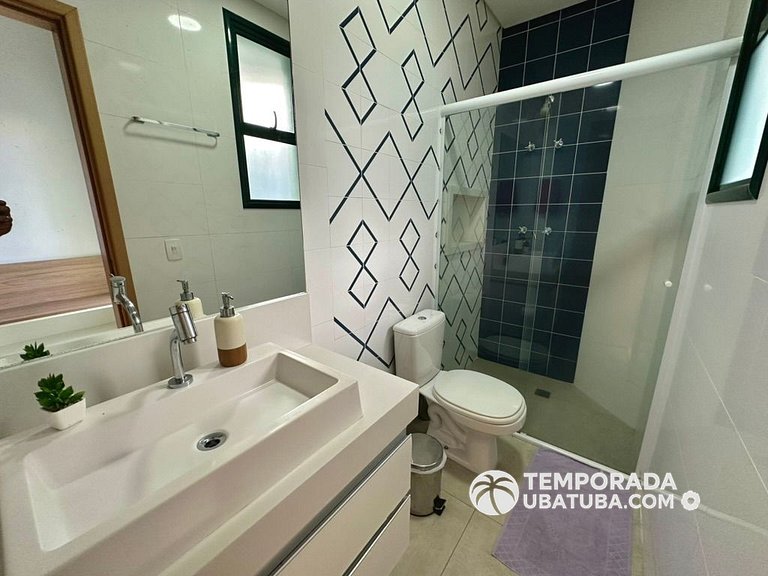 DNA111 - Apto 2 suites frente mar – Reserva DNA, Ubatuba - P
