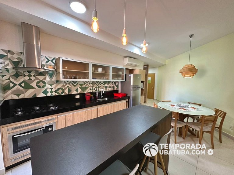 DNA111 - Apto 2 suites frente mar – Reserva DNA, Ubatuba - P