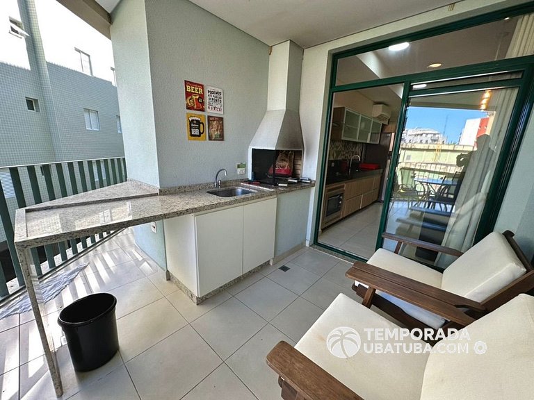DNA111 - Apto 2 suites frente mar – Reserva DNA, Ubatuba - P