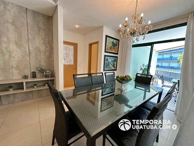 DNA1512 - Apto 3 suites frente mar – Reserva DNA, Ubatuba -