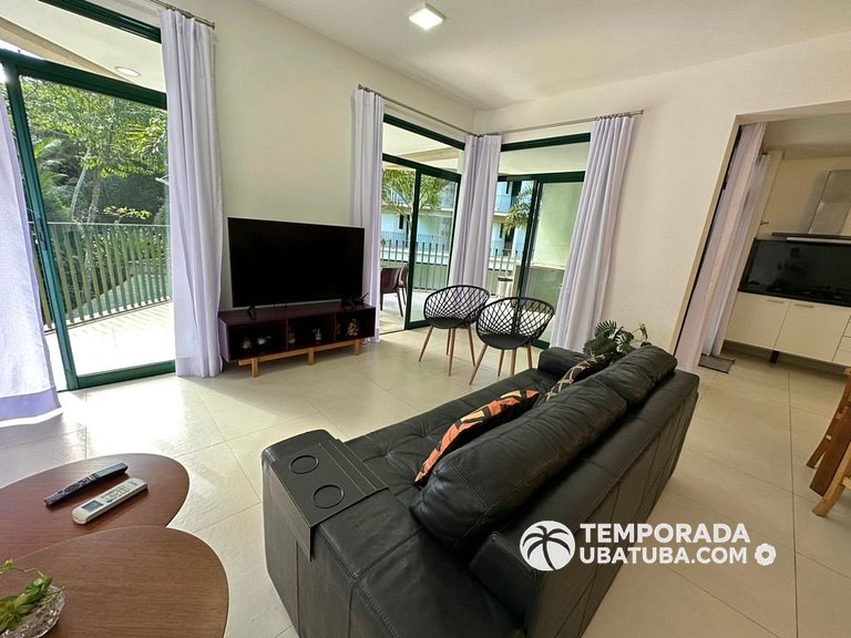 DNA1514 - Apto 3 suites frente mar – Reserva DNA, Ubatuba -