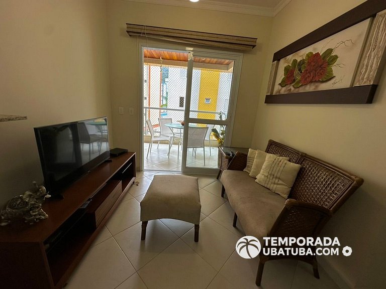 204PB – Apto 2 dormitorios c/ churrasqueira na varanda ha 10