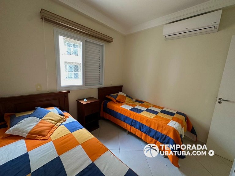 204PB – Apto 2 dormitorios c/ churrasqueira na varanda ha 10