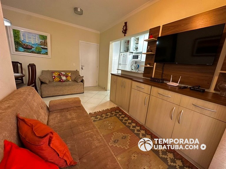 203JA - Ap de elite a 100m da Praia Grande Ubatuba