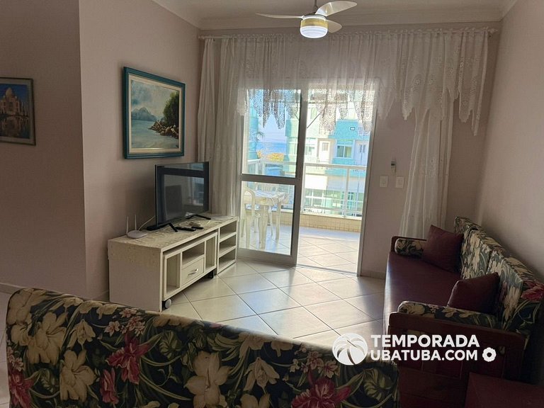 205P - Ap na Quadra da Praia Grande 3 dorm 2 vagas