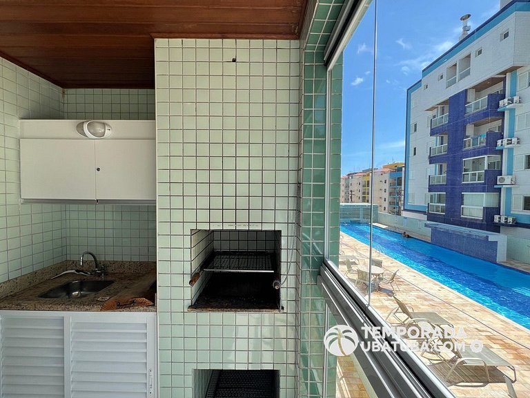 108JEQ - Apto TOP piscina aquecida a 200m da Praia
