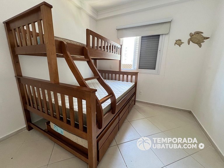 108JEQ - Apto TOP piscina aquecida a 200m da Praia