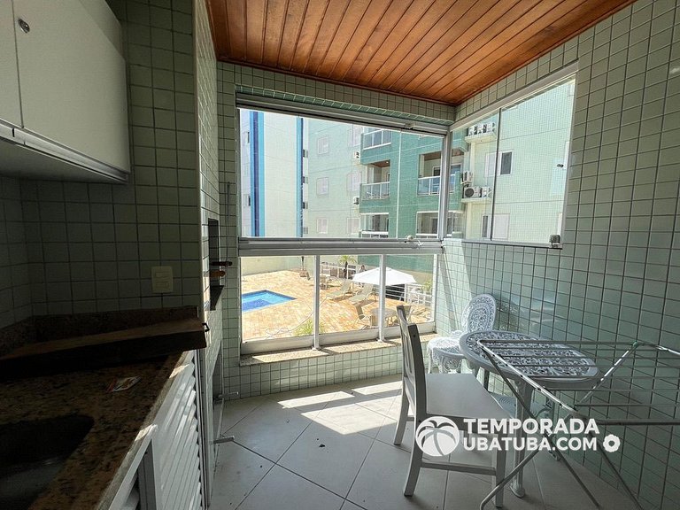 108JEQ - Apto TOP piscina aquecida a 200m da Praia