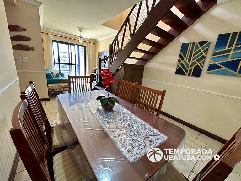 46M - Cob Duplex 5 dorm vista mar na Praia Grand