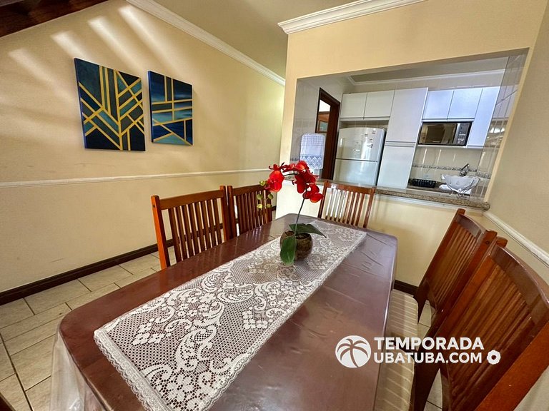 43MIA - Cobertura duplex vista mar c/ 5 dormitorios para até