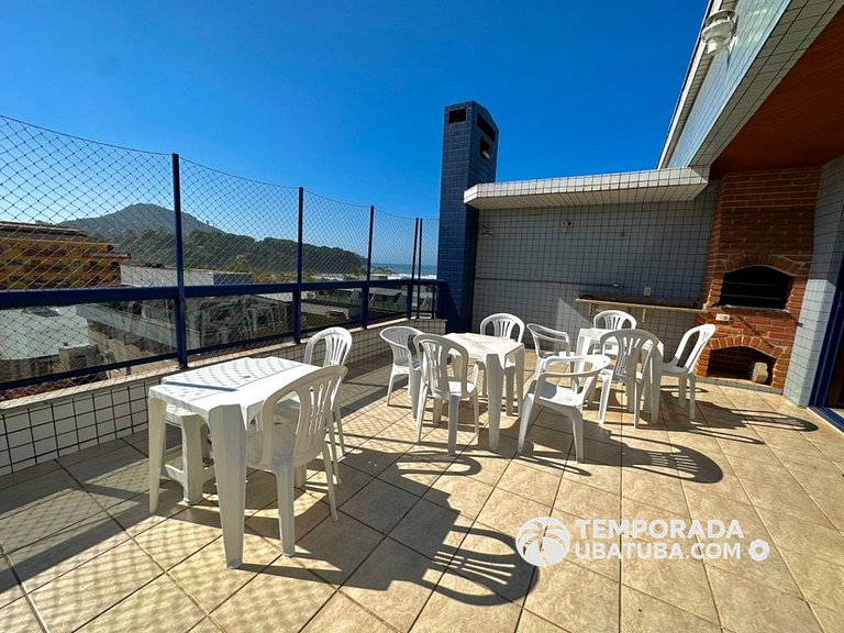 46M - Cob Duplex 5 dorm vista mar na Praia Grand