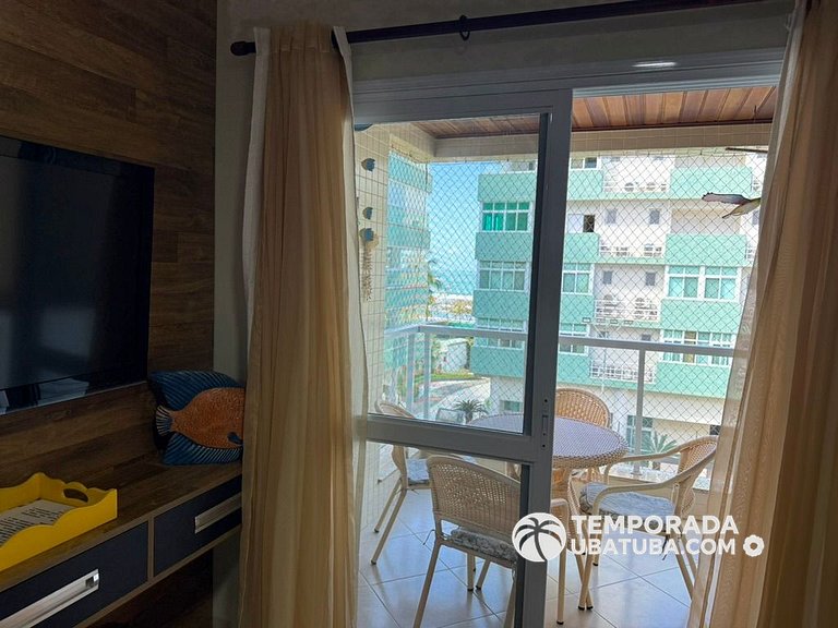 305PB – Ap 3 dorms ate 10 pessoas ha 50m da Praia