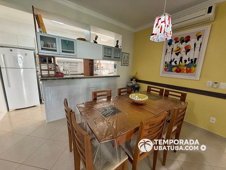 305PB – Ap 3 dorms ate 10 pessoas ha 50m da Praia