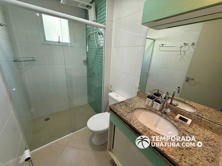 305PB – Ap 3 dorms ate 10 pessoas ha 50m da Praia
