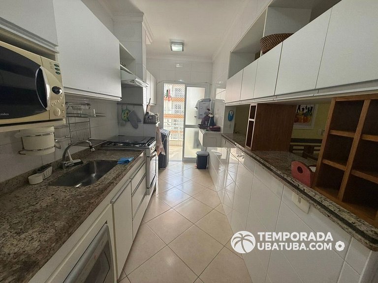 305PB – Apto 3 dormitorios c/ churrasqueira na varanda ha 10