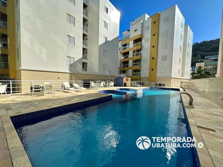 305PB – Ap 3 dorms ate 10 pessoas ha 50m da Praia