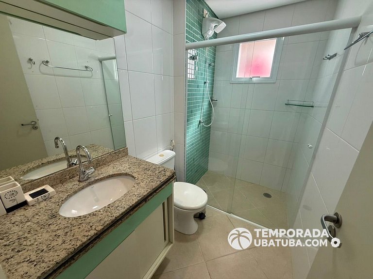 305P – Ap 3 dorms ate 10 pessoas ha 100m da Praia