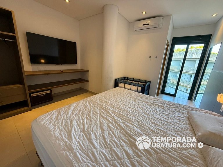 COBDNA - Cobertura 4 suites frente mar – Reserva DNA, Ubatub