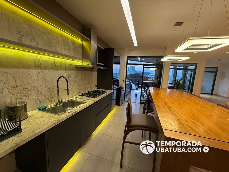 COBDNA - Cobertura 4 suites frente mar – Reserva DNA, Ubatub