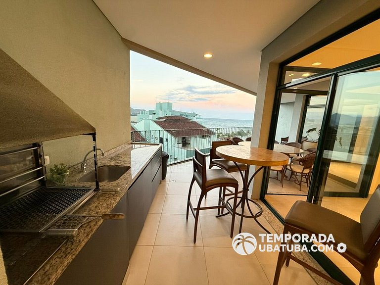 COBDNA - Cobertura 4 suites frente mar – Reserva DNA, Ubatub