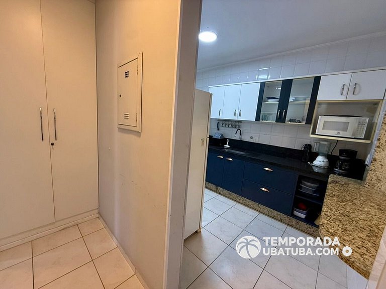 46DC - Cob Duplex fte mar 12 pessoas Praia grande